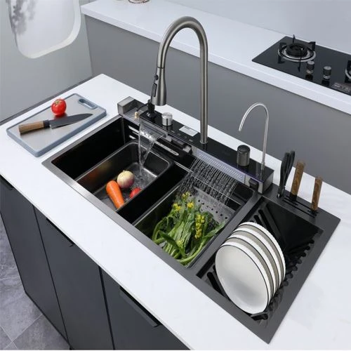 Multi-Functional Piano Key Waterfall Sink best